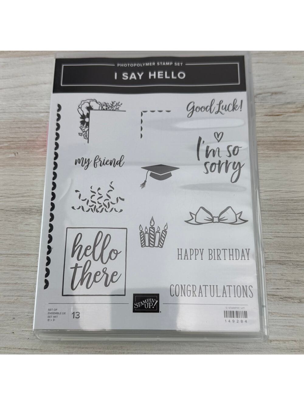 Stampin' Up! - I Say Hello